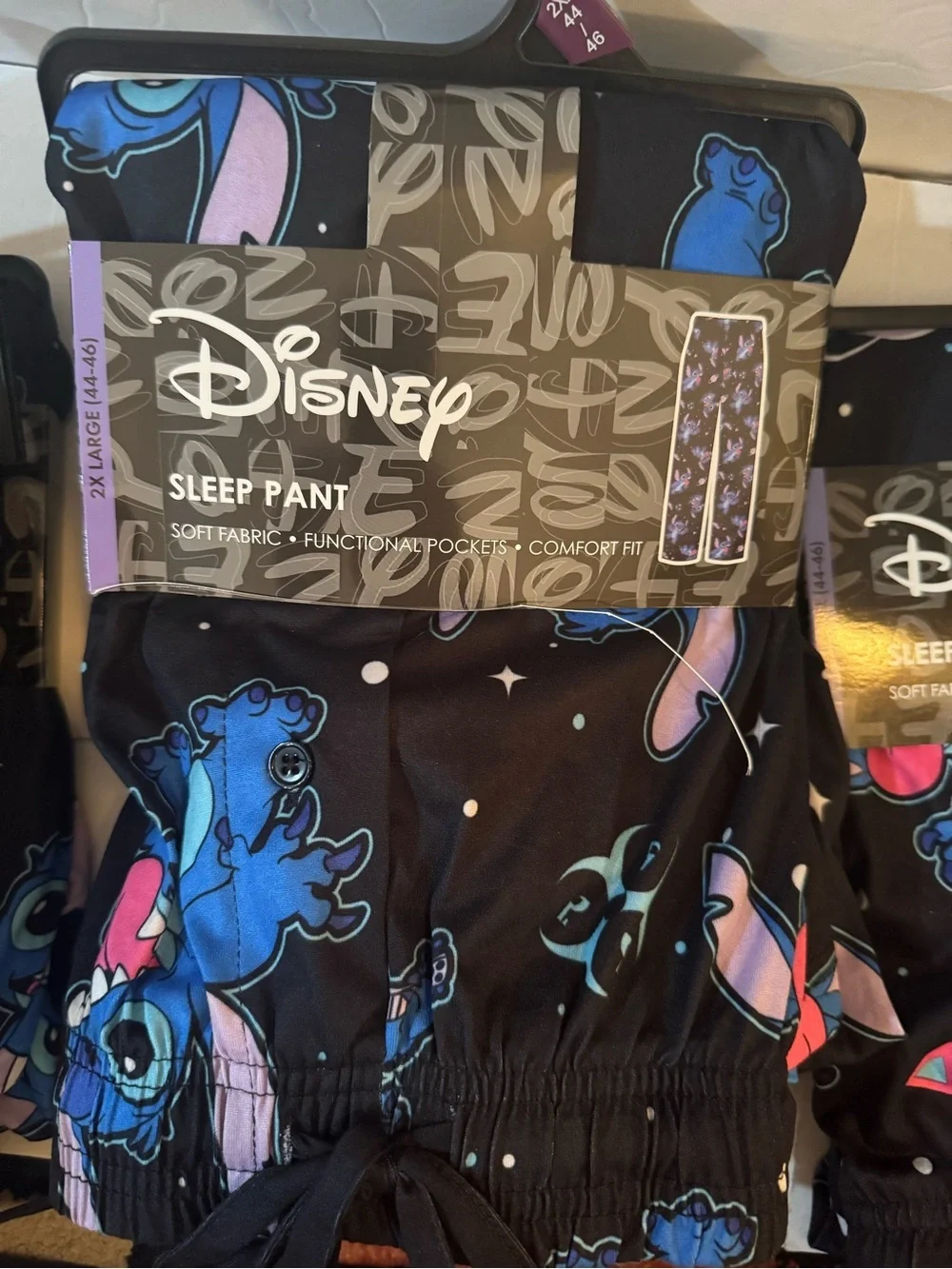 Stitch In Space Adult Men's Apparel, All Over Print Graphic Sleep Pant